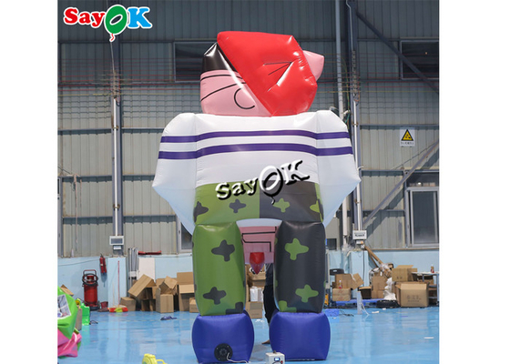 Balões de publicidade infláveis 4.5m Modelo de mascote gigante inflável para decoração interna e externa
