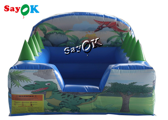 Bola inflável Pit Pool do quintal temático do dinossauro com ventilador de ar
