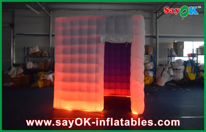 O casamento da cabine da foto sustenta Logo Printed Inflatable Photo Booth, barraca inflável interna do evento
