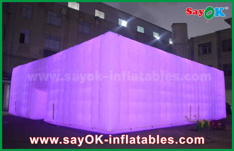 Bar inflável LED grande portátil para o exterior tenda discoteca inflável discoteca inflável tenda de quintal inflável para eventos