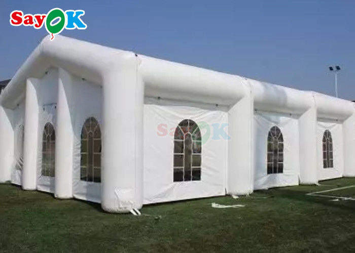 Tenda inflável de exterior LED Cor Tenda inflável de exterior Cubo Tenda inflável de festa de casamento
