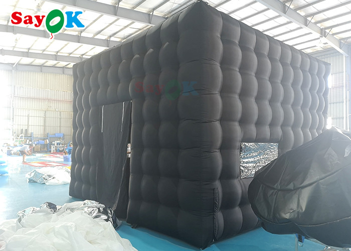 Tenda de Cubo Inflavel Marquee Party Camping Tenda de LED Inflavel Com Sopro de Ar