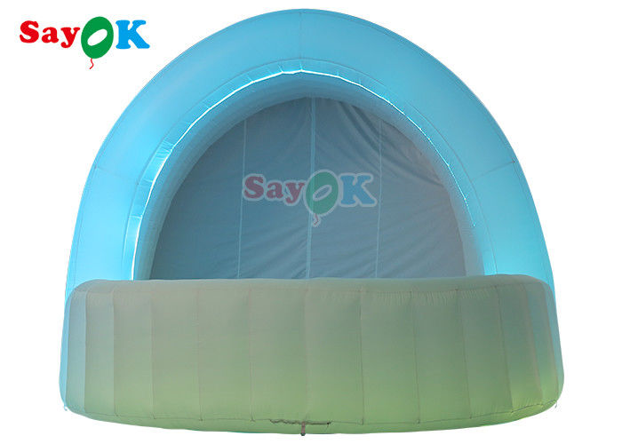 Logotipo personalizado 3.5x3.5x3m inflável da barraca da barra de pano de Oxford