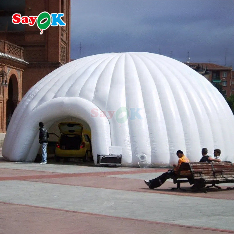 Tenda de iglu portátil grande cúpula inflável para festa ao ar livre evento clube casamento
