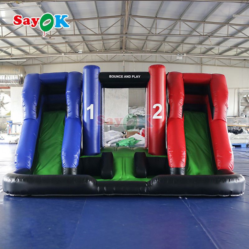Commercial inflável Combo Slide Duplo inflável Bounce House gigante inflável Slide para o exterior