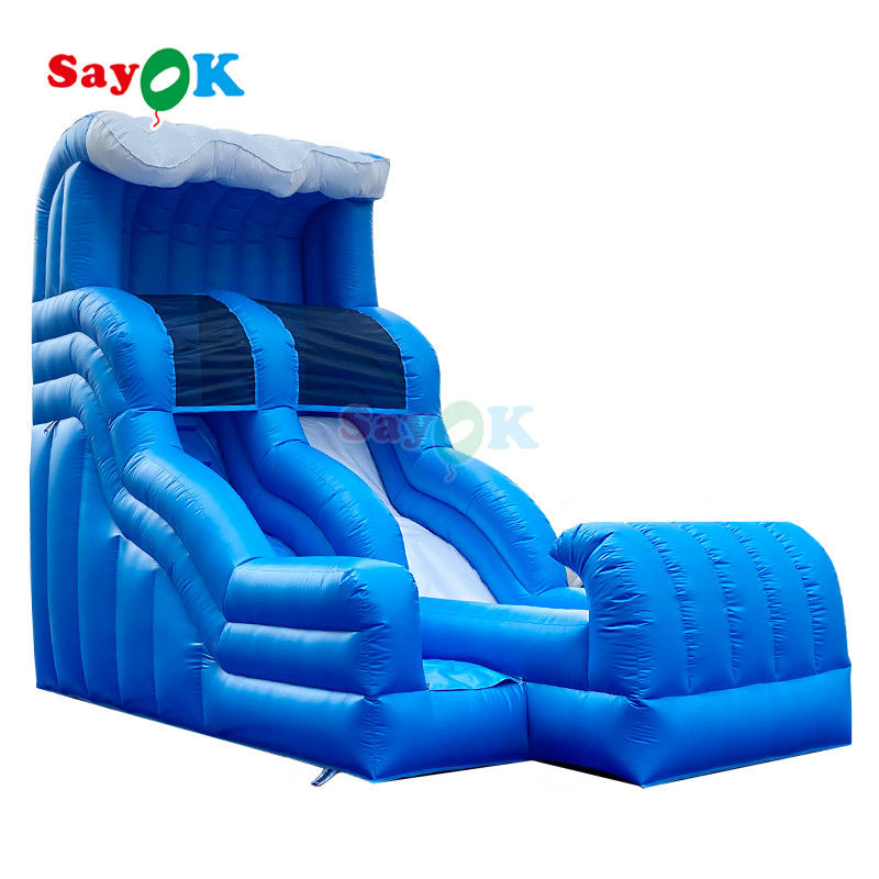 Deslizantes comerciais infláveis de parque aquático para jogos Deslizantes aquáticos ao ar livre Deslizantes aquáticos para saltar Deslizantes infláveis para adultos