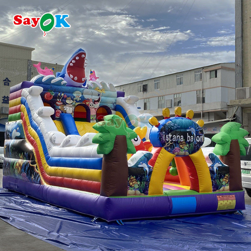 Fábrica por atacado Salto inflável Salto Salto Slide para festa ou evento