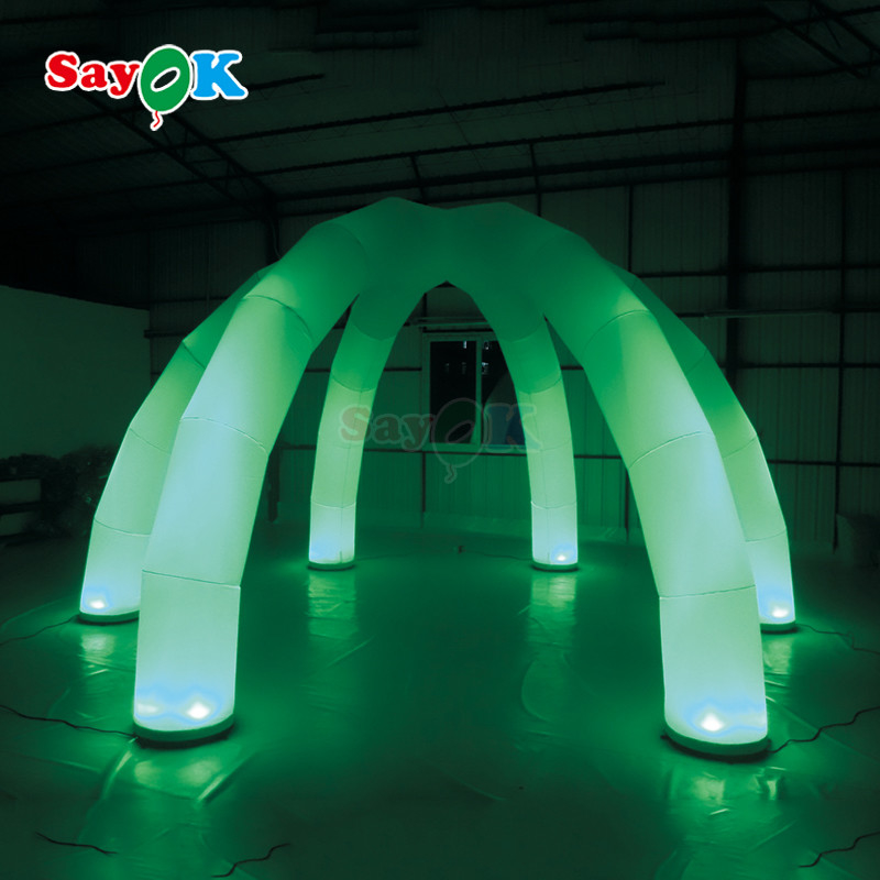 Tenda de exposição portátil Marquee inflável Custom Dome Spider Tent Publicidade Tenda de aranha inflável para evento ao ar livre