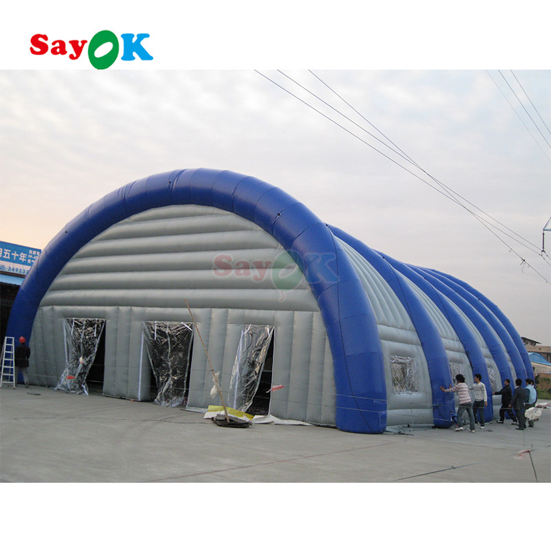 Sayok Inflatable Sports Hall Tunnel Tent Grande Estádio Desportivo PVC Inflatable Sports Tent para o exterior