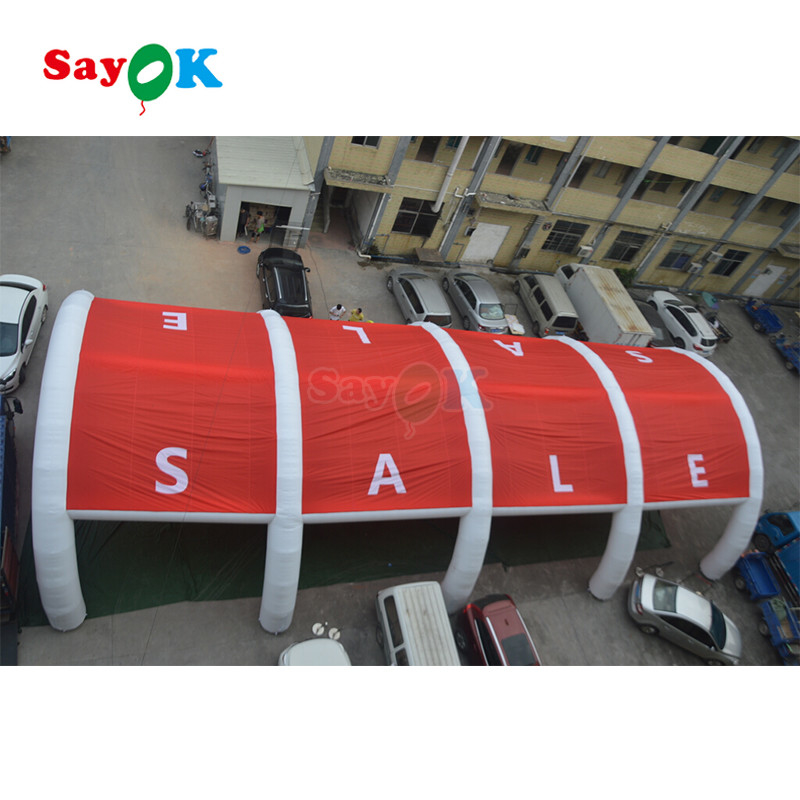 Publicidade ao ar livre Inflável Sport Training Tunnel Impermeável Inflável Sports Tents Dome para Eventos
