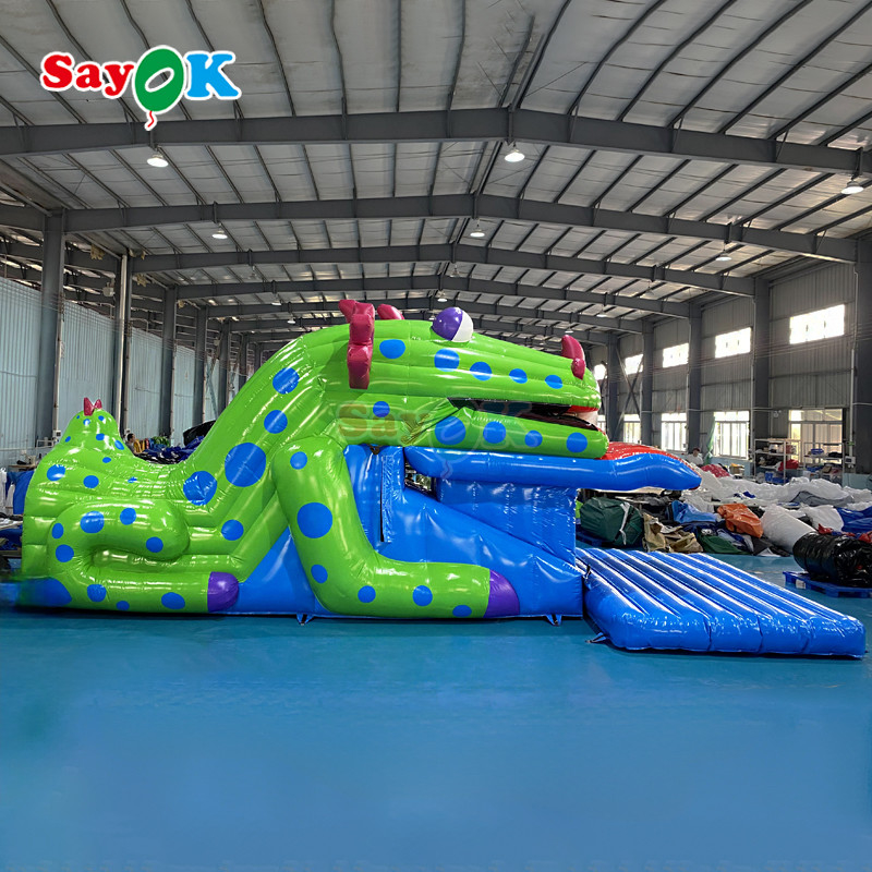 PVC de alta qualidade personalizado grande castelo de saltos ao ar livre cidade divertida parque inflável brinquedo slide casa de salto
