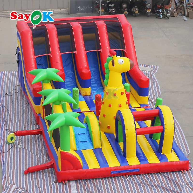 Comércio Gigante Inflável Parque de Jogos ao Ar Livre Inflável Bouncer Castelo Gigante Inflável Trampoline Park