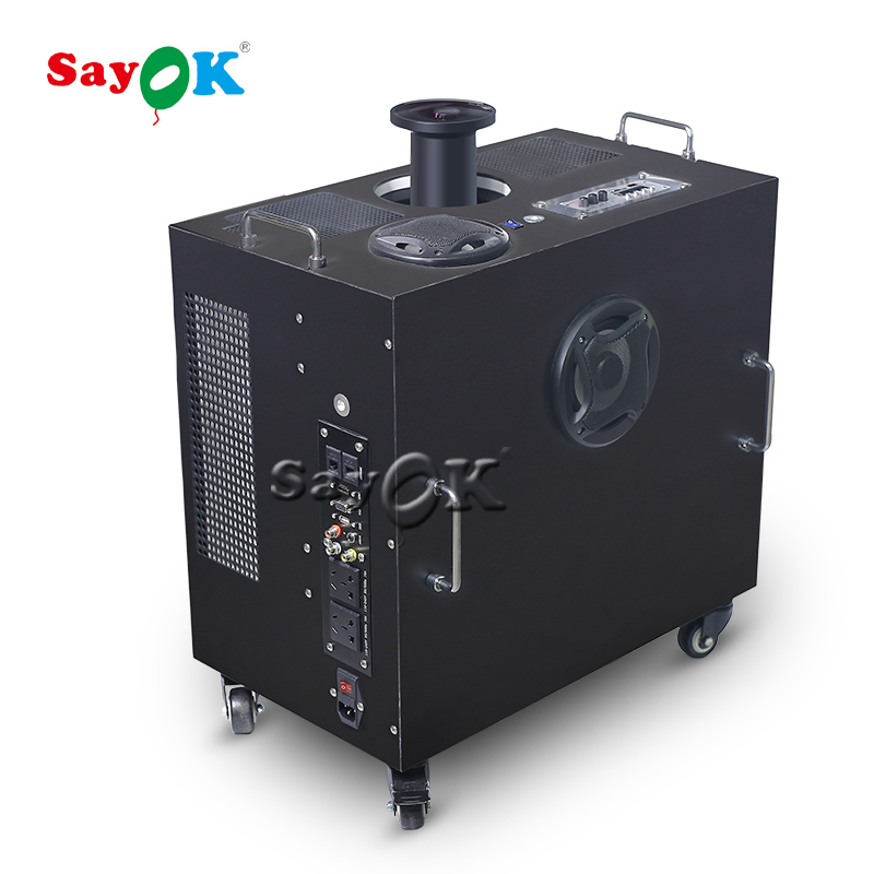 Planetário inflável portátil Sayok 6500LM com garantia de 1 ano e 4 rodas para projeção HD Fulldome