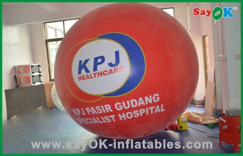 O grande hélio vermelho Balloons o balão inflável comercial do gás do hélio dos produtos