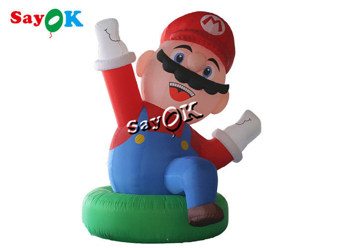 Caracteres de desenhos animados 4m 13ft Gigante Oxford Super Mario inflável para decoração de festival