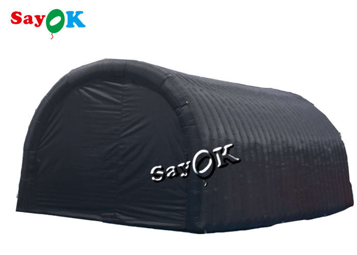 Tenda inflável ROHS 7.3m 24ft Negro Tenda inflável com porta