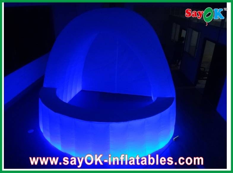 Tenda de trabalho inflável iluminação LED barra inflável branca durável para celebração de casamento melhor tenda inflável