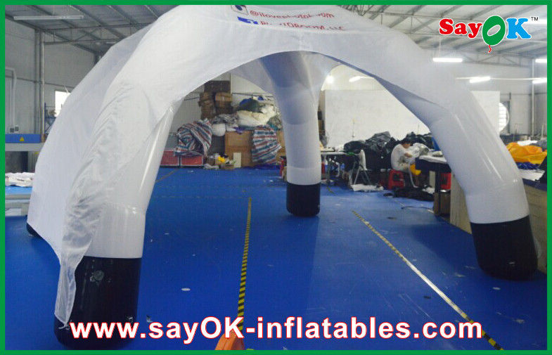 Festa de entretenimento ao ar livre inflável Igloo Evitar o ar inflável Cúpula Tenda quadrangular / Hexahonal PVC para publicidade