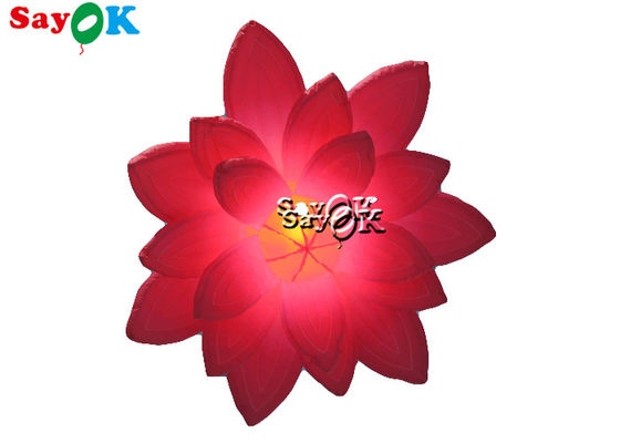 flores de suspensão de iluminação infláveis do casamento da decoração de 1.5m