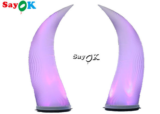 marfim de iluminação inflável multicolorido do diodo emissor de luz da decoração de 2.5m para a decoração do evento do casamento