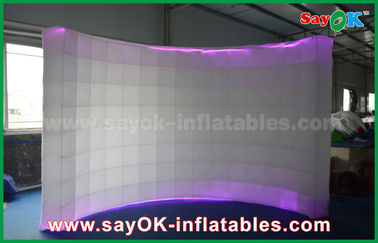 A cabine da foto sustenta o casamento inflável conduzido da cabine da foto da parede da iluminação de tira por 1 - 3 anos alugados da garantia