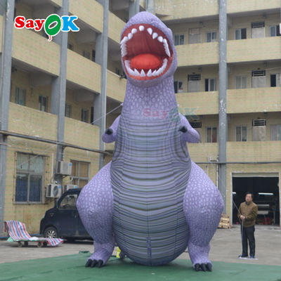 Evento Oxford Cloth Inflatable Cartoon Inflatable Natal Dinossauro Modelo de publicidade