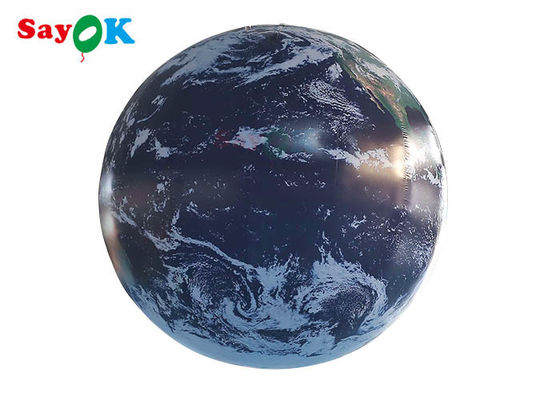 Globo inflável da terra do PVC do OEM para anunciar a bola do planeta da explosão