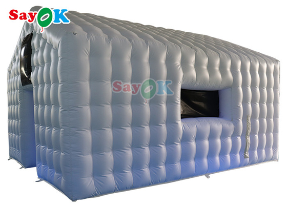 Cor branca da casa inflável material comercial do salto do Pvc