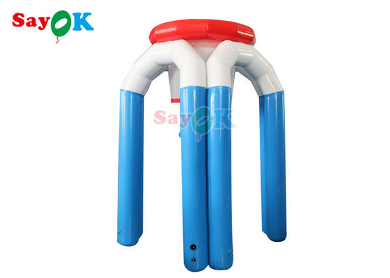 Aro de basquetebol inflável de jogo gigante do jogo para o divertimento da família