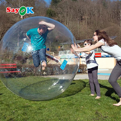 Bola de hamster humana inflável de material de PVC por atacado para jogos esportivos ao ar livre Zorb Ball para jogos interativos internos e externos