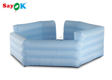 Jogos infláveis infláveis do ventilador de ar de Gaga Ball Pit With Electric dos jogos dos esportes de pano de Oxford para crianças