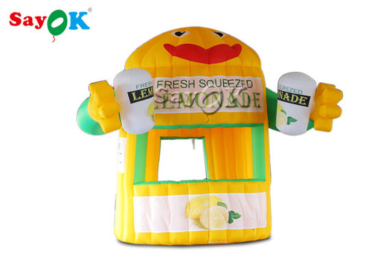 Tenda inflável personalizada Tenda de trabalho inflável PVC 3*3*4mH Tenda inflável de limonada