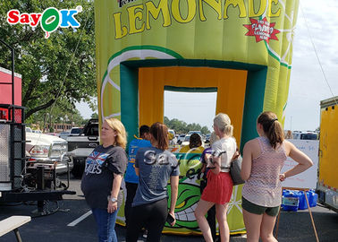 Tenda inflável de quintal móvel inflável publicidade limonada Standing Booth Promoção de bar de bebidas