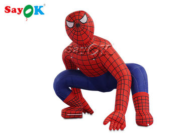 Homem-aranha inflável vermelho do super-herói 2.5m para a decoração da cerimônia
