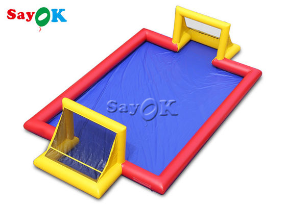 Jogos infláveis 10x7x2.5mH Digitas das crianças que imprimem o campo de futebol inflável para crianças