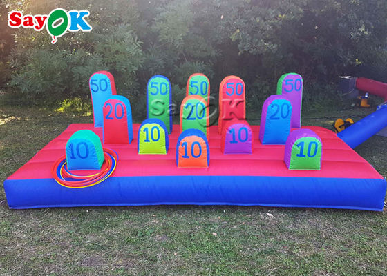 Pvc Ring Toss Game With Rings inflável do jogo do alvo