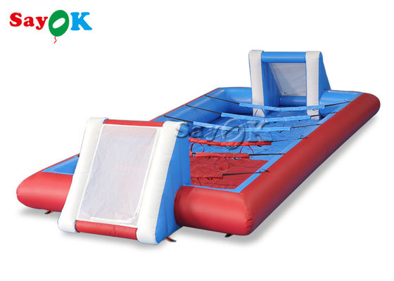 campo de futebol inflável 30x15ft portátil dos jogos dos esportes de 10x5m com ventilador