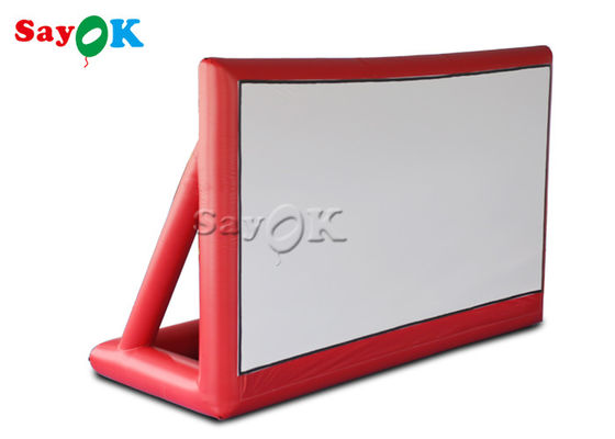 A tela inflável do teatro personalizou do cinema inflável da tela de filme do Pvc de 7.25m 24ft o parque de estacionamento exterior do carro