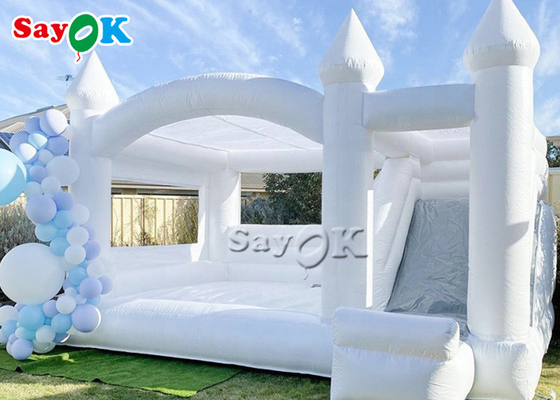 Castelo 16.5ft comercial do salto do casamento dos adultos 5m com corrediça