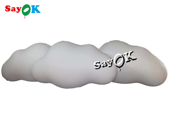 teto inflável 10ft feito sob encomenda dos produtos de 3m que pendura o balão da nuvem do PVC com luzes do diodo emissor de luz