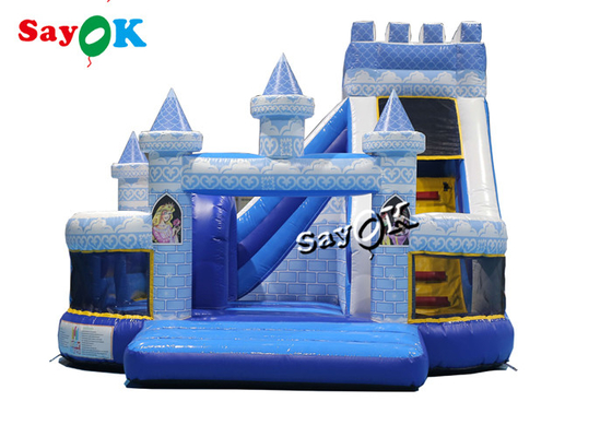 princesa 16.5ft azul Bouncing Castle Commercial Hhouse de salto inflável de 5m