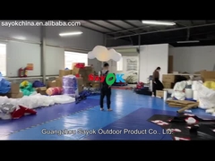 decoração de iluminação inflável