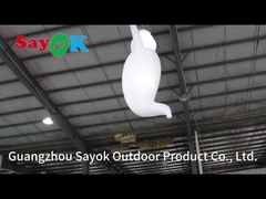 5 FT Altura Halloween infláveis lindas decorações fantasmas penduradas ao ar livre