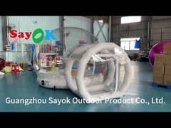 Casa de bolhas de PVC de qualidade comercial Festa de crianças Cúpula clara Balão de jardim Tenda