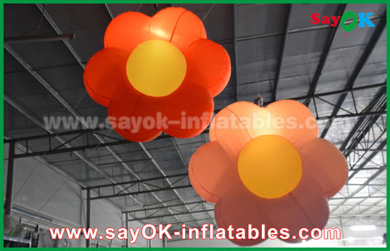 Decoração inflável da iluminação de pano de Oxford/iluminação da flor inflável para a barra do clube, partido