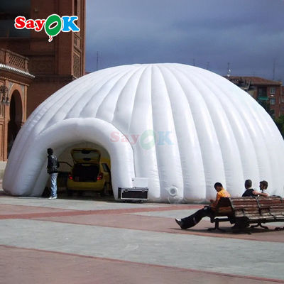 8m 26ft Durável Tecido Oxford Grande inflável Iglu Dome Tenda com sopro de ar