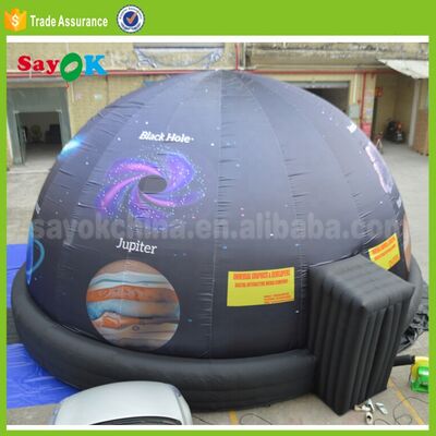 Tenda de Cinema 3D Domo Inflável Portátil Planetário 5m Planetário Projetor para Escola