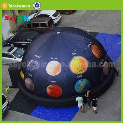 Tenda de Cinema 3D Domo Inflável Portátil Planetário 5m Planetário Projetor para Escola