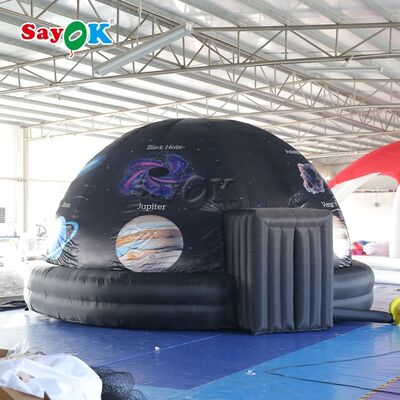 Sayok 5m 16ft personalizado Impressão completa Inflable Planetarium Dome Tent para Educação de Crianças com sopro de ar
