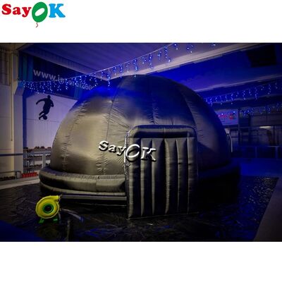 Tenda Domo de Projeção Preta Cinema Inflável Tenda Planetário Móvel para Escola